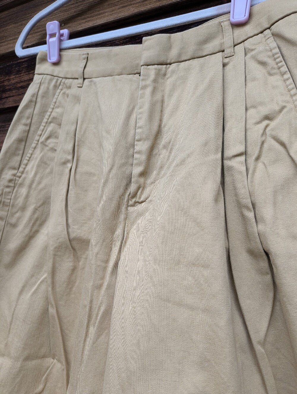 Banana Republic Classic academia Pleated Audrey Hepburn Wide Leg Chinos S 6